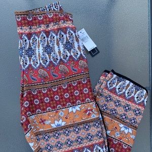 Cute Flowy Patterned Pants